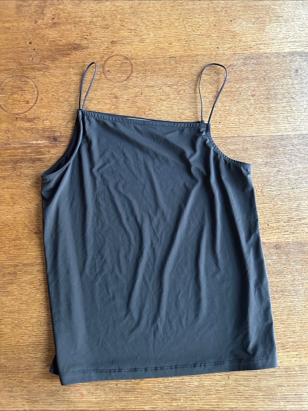 Shop Peche chocolate brown Spaghetti Strap Cami Tank Top small